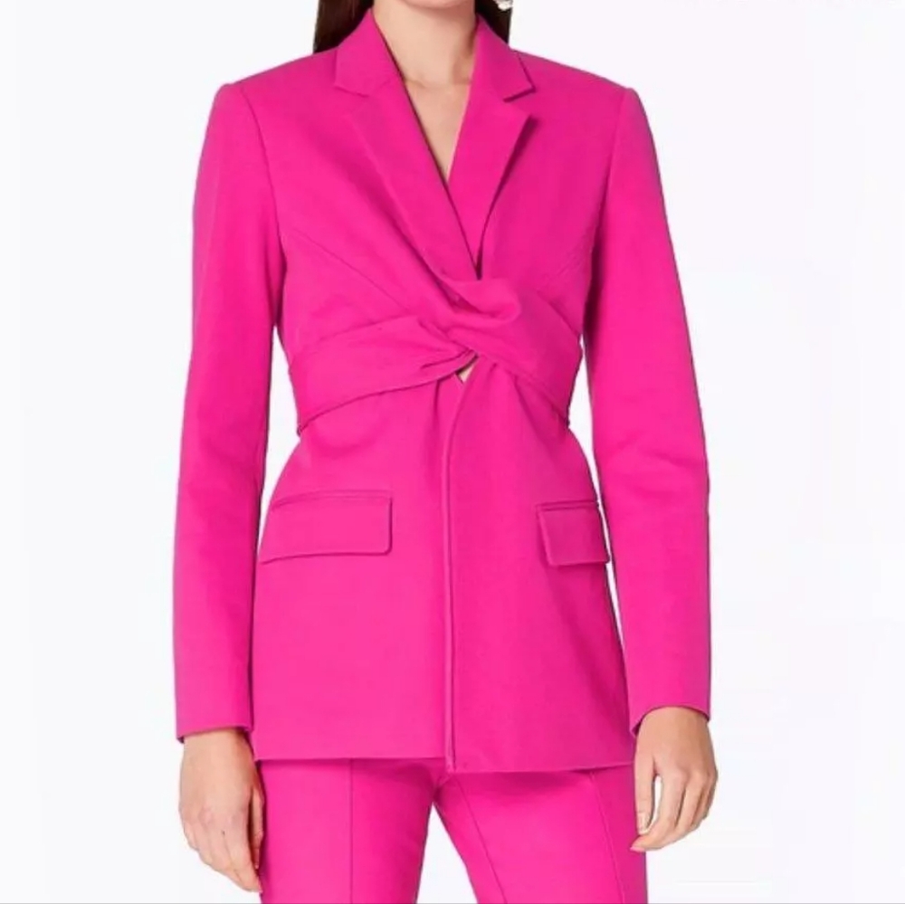 DEREK LAM 10 Crosby Loa Convertible Blazer Jacket | Size 0 | Cotton Twill
